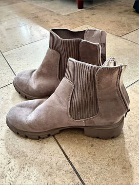 Steve Madden Studded Ankle Boots Brown US 4